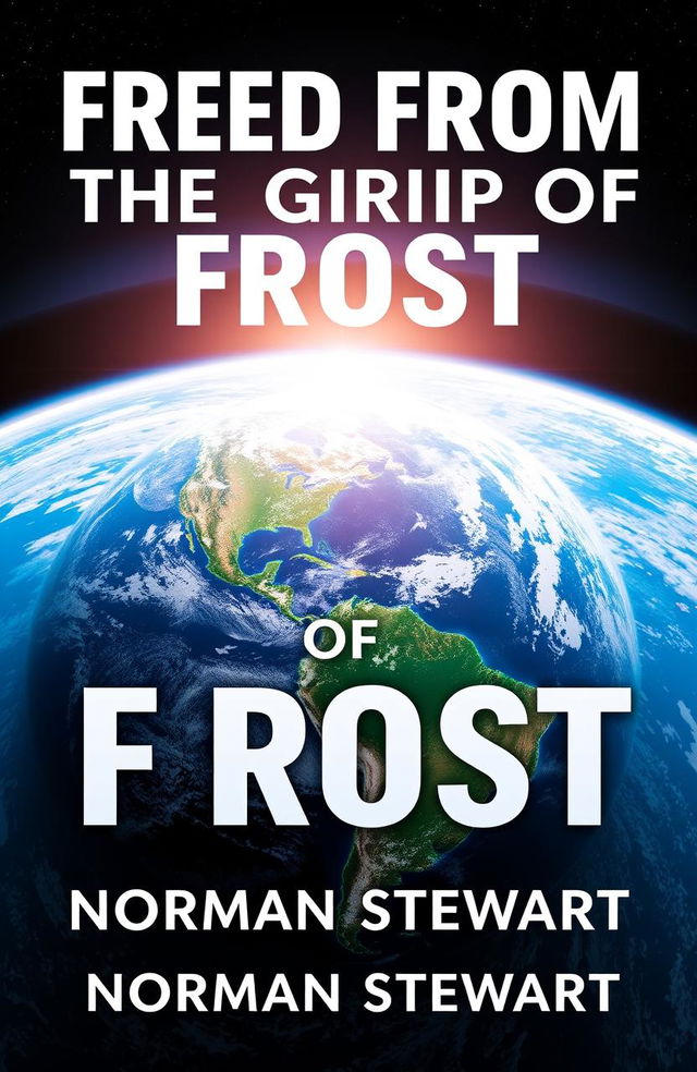 A captivating book cover design featuring a stunning image of Earth, showcasing its vibrant blue oceans and green landmasses with NASA-style detailing, emphasizing the planet's atmosphere with beautiful layers of clouds and a glowing horizon