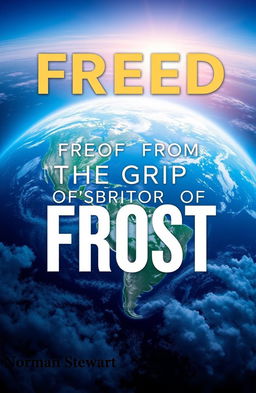 A captivating book cover design featuring a stunning image of Earth, showcasing its vibrant blue oceans and green landmasses with NASA-style detailing, emphasizing the planet's atmosphere with beautiful layers of clouds and a glowing horizon