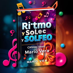 Create a book cover featuring musical symbols such as notes, accents, and clefs, infused with a profound Christian theme