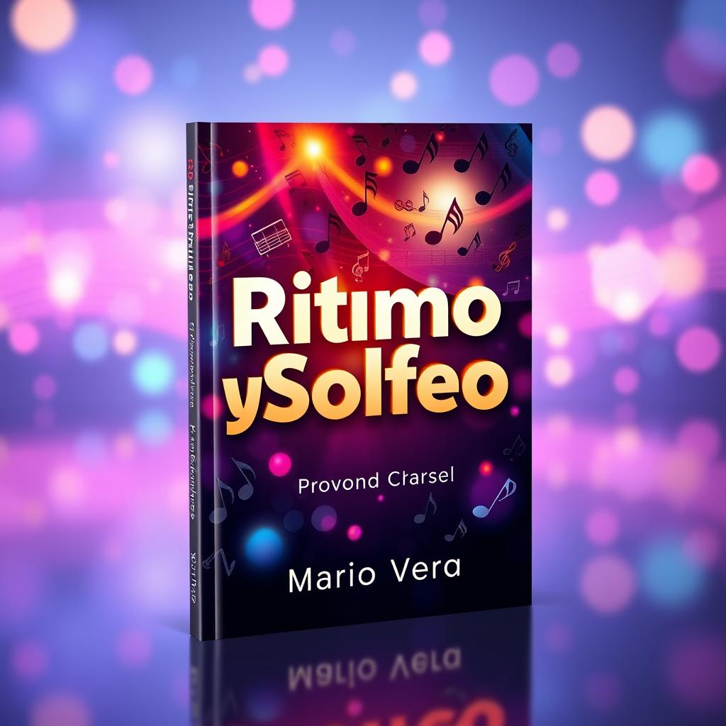 Create a book cover featuring musical symbols such as notes, accents, and clefs, infused with a profound Christian theme
