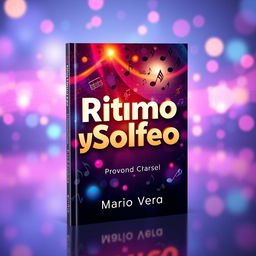 Create a book cover featuring musical symbols such as notes, accents, and clefs, infused with a profound Christian theme