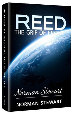 A stunning book cover portraying a beautiful view of Earth from space, showcasing the delicate layers of Earth's atmosphere with a crisp, starry background
