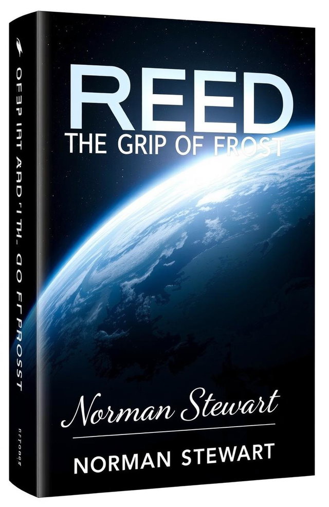 A stunning book cover portraying a beautiful view of Earth from space, showcasing the delicate layers of Earth's atmosphere with a crisp, starry background