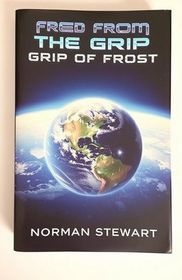 A visually striking book cover featuring a detailed depiction of Earth seen from space, showcasing the vibrant blue planet surrounded by a translucent layer of its atmosphere