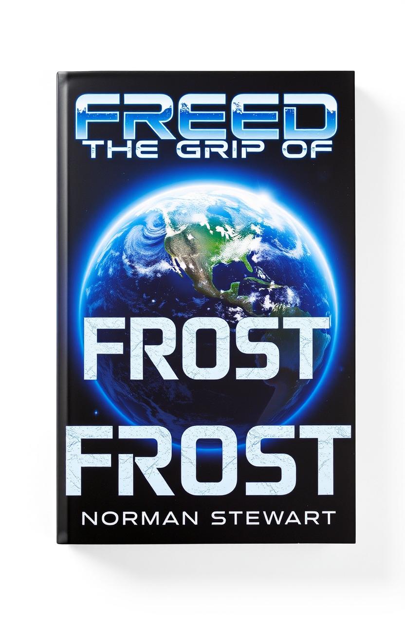 A visually striking book cover featuring a detailed depiction of Earth seen from space, showcasing the vibrant blue planet surrounded by a translucent layer of its atmosphere