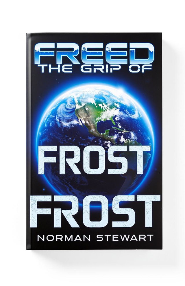 A visually striking book cover featuring a detailed depiction of Earth seen from space, showcasing the vibrant blue planet surrounded by a translucent layer of its atmosphere