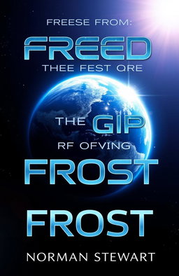 A visually striking book cover featuring a detailed depiction of Earth seen from space, showcasing the vibrant blue planet surrounded by a translucent layer of its atmosphere