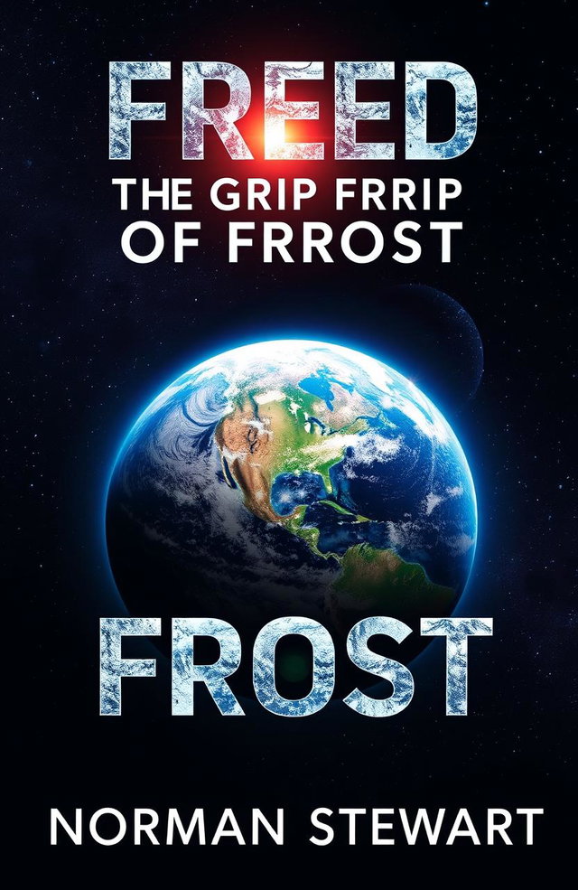 A visually striking book cover featuring a detailed image of Earth as seen from space, highlighting the planet's atmosphere with rich colors and textures