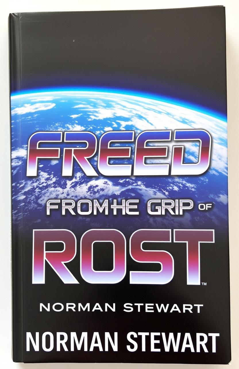 A captivating book cover featuring a stunning view of Earth from space, showcasing the planet's atmosphere with vibrant blues and whites