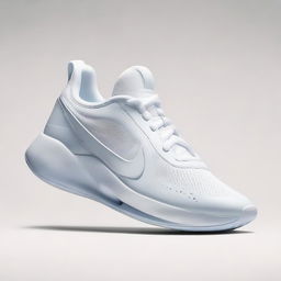 A brand new, sleek Nike shoe with a distinctive design, featuring a prominent swoosh logo, set against a neutral, nondescript background.