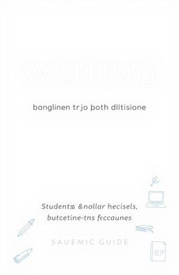 A minimalistic academic guide that focuses on writing principles and practices for students and graduates