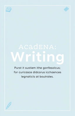 A minimalistic academic guide that focuses on writing principles and practices for students and graduates
