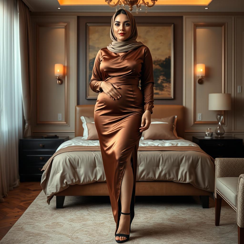 Seductive Elegance: A Turkish Muslim Beauty
