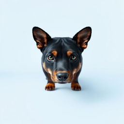 A striking image focusing on the main subject, now set against a solid color background that enhances its visual appeal