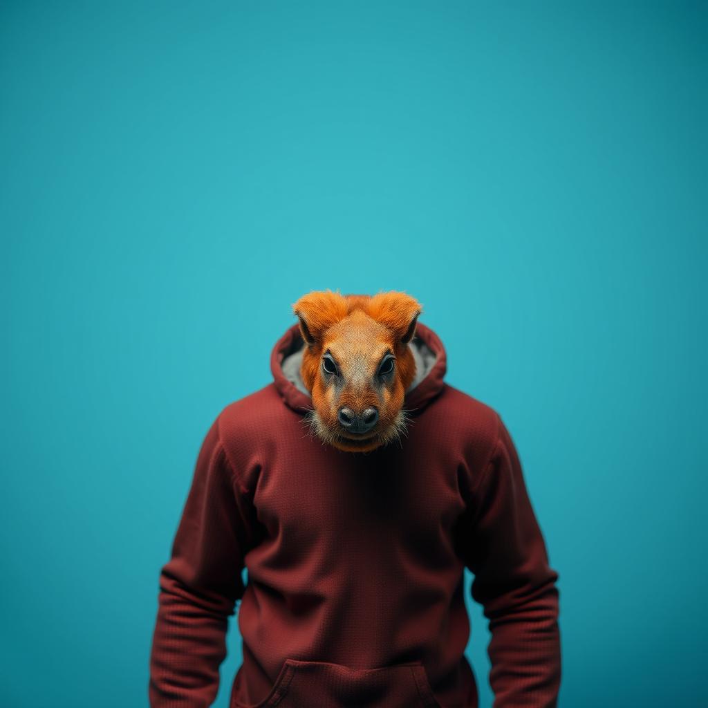 A striking image focusing on the main subject, now set against a solid color background that enhances its visual appeal