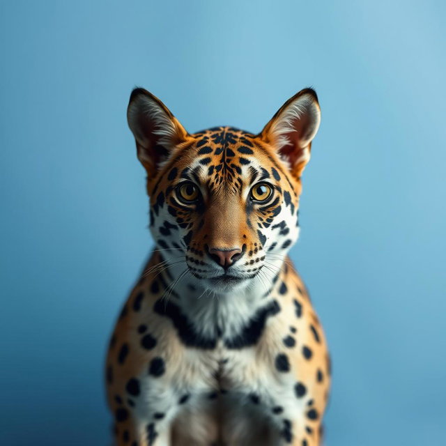 A striking image focusing on the main subject, now set against a solid color background that enhances its visual appeal