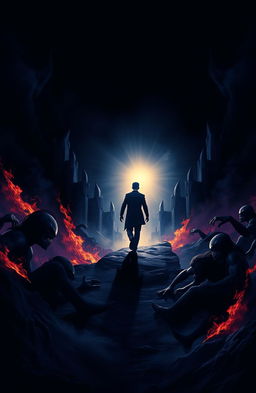 An inspiring album cover featuring a figure representing a person fighting for their dreams