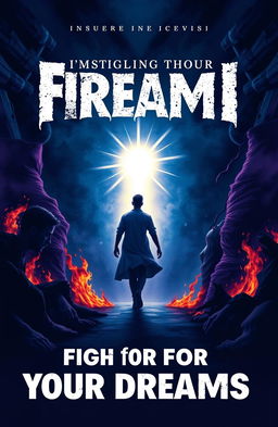 An inspiring album cover featuring a figure representing a person fighting for their dreams