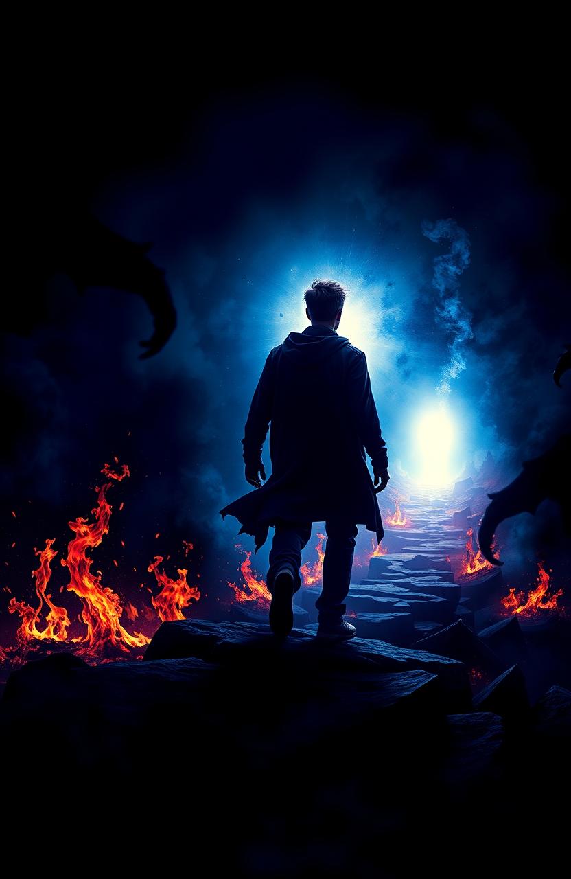 An inspiring album cover featuring a figure representing a person fighting for their dreams