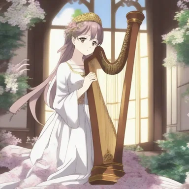 The protagonist in the anime series possessed an aeolian harp, using its beautiful music to heal others.