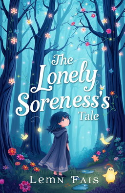 A whimsical book cover design for a fanfic titled 'The Lonely Soreness's Tale'