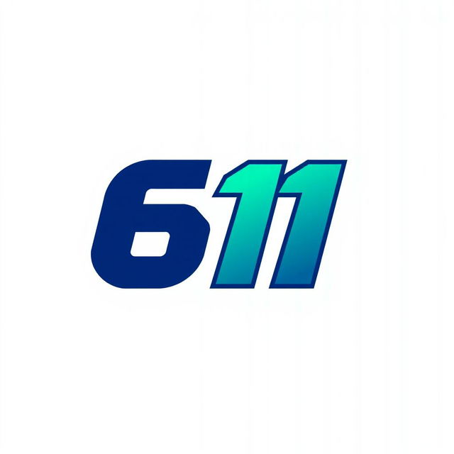 A modern and sleek logo design featuring the number 61, with bold typography and a dynamic layout