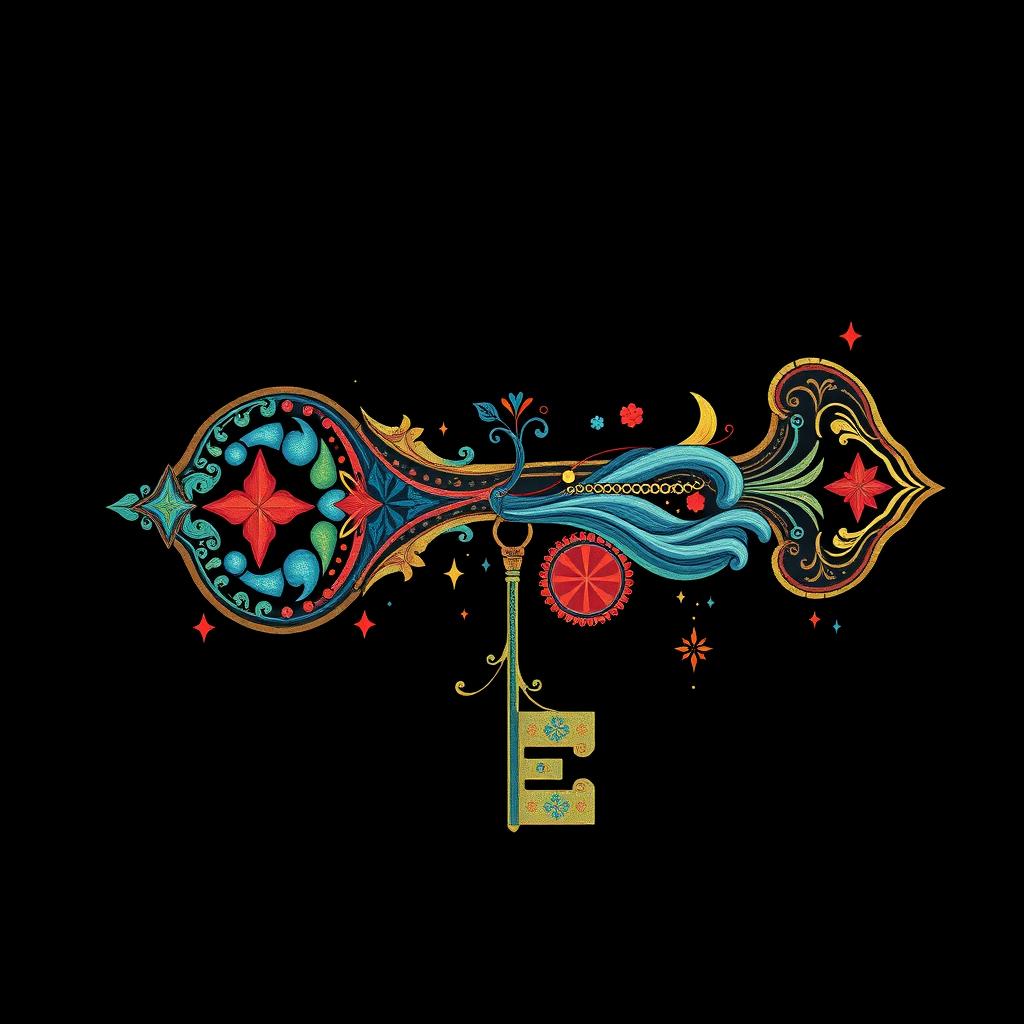 A beautifully designed key that represents a person's unique personality, strengths, fears, and dreams