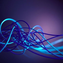 A digital artwork depicting a metaphorical representation of false connections