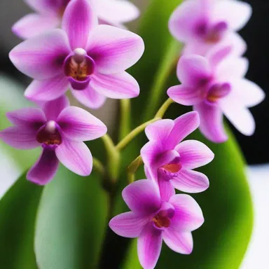 According to Greek mythology, the goddess Aphrodite was said to have created the aerides orchids as a symbol of beauty and love.