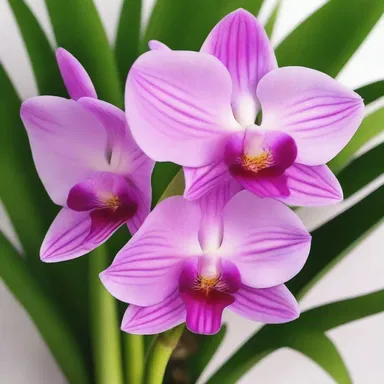 According to Greek mythology, the goddess Aphrodite was said to have created the aerides orchids as a symbol of beauty and love.