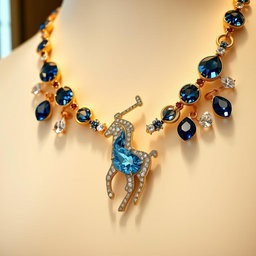 A luxurious piece of jewelry that combines the classic elegance of Ralph Lauren and the sparkling brilliance of Swarovski crystals