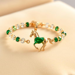 A stunning piece of jewelry that embodies the chic elegance of Ralph Lauren combined with the dazzling allure of Swarovski crystals