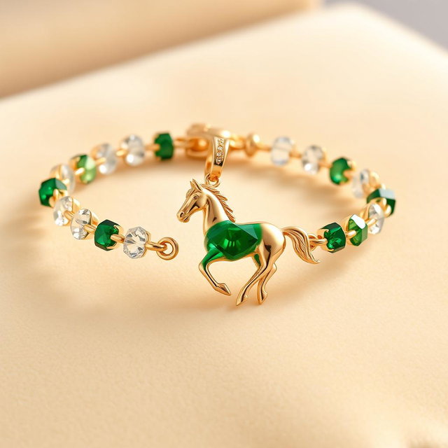 A stunning piece of jewelry that embodies the chic elegance of Ralph Lauren combined with the dazzling allure of Swarovski crystals