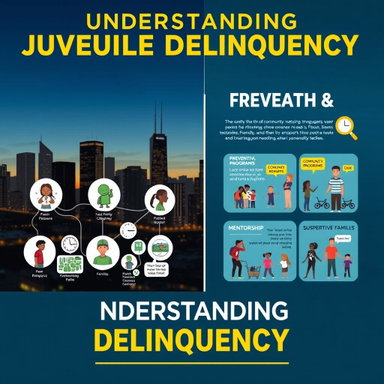 Understanding Juvenile Delinquency: Factors & Prevention - A Digital Poster