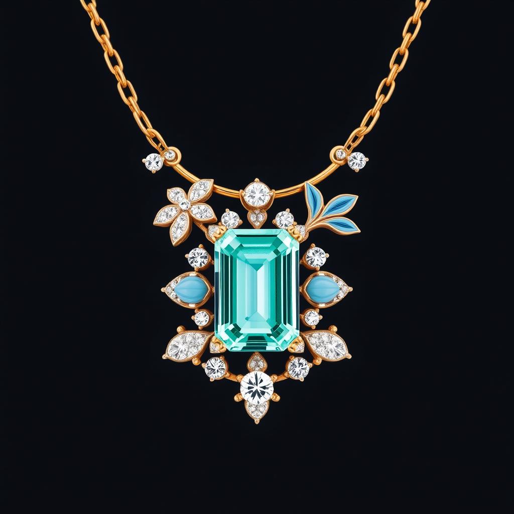 An exquisite piece of jewelry designed to symbolize the collaboration between Van Cleef & Arpels and Tiffany & Co