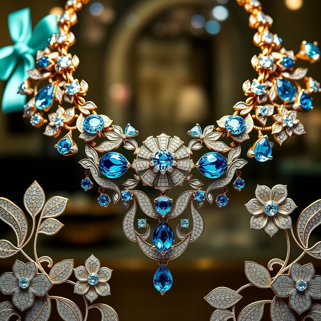 A stunning piece of jewelry showcasing the collaboration between Van Cleef & Arpels and Tiffany & Co