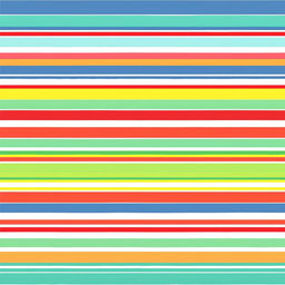 A simple and visually appealing strip pattern design featuring alternating stripes of various colors like blue, red, green, and yellow