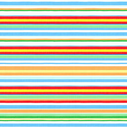 A simple and visually appealing strip pattern design featuring alternating stripes of various colors like blue, red, green, and yellow