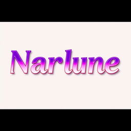 A beautifully colored name font featuring a stunning blend of purple, dark pink, and white hues