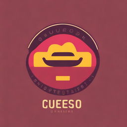 A vibrant, high-quality digital art image of a logo for a Tex-Mex restaurant named Queso Quarters