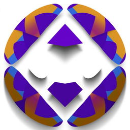 An intricate design featuring patterns and figures that demonstrate glide reflection