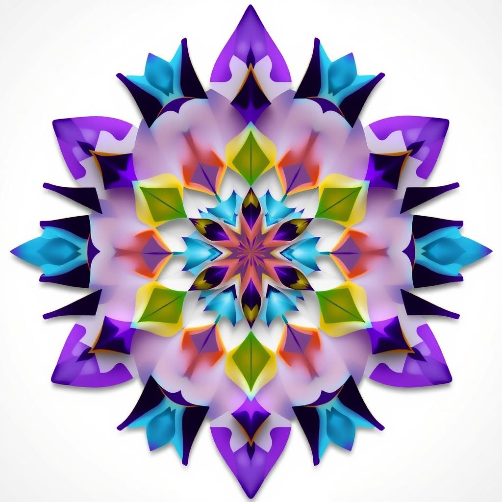 An intricate design featuring patterns and figures that demonstrate glide reflection