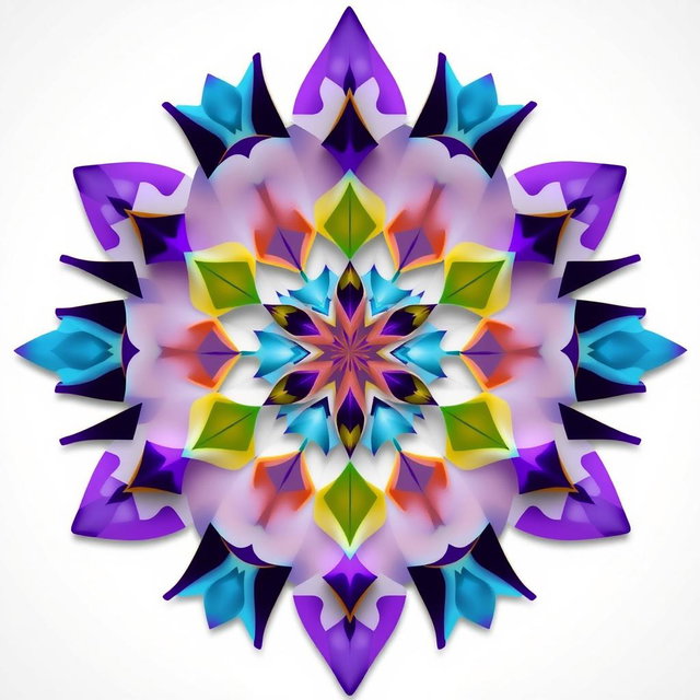 An intricate design featuring patterns and figures that demonstrate glide reflection