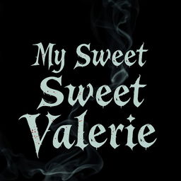 A book cover with a simple black background