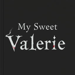 A book cover with a simple black background