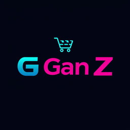 A logo design for an e-commerce business named 'Gan Z'