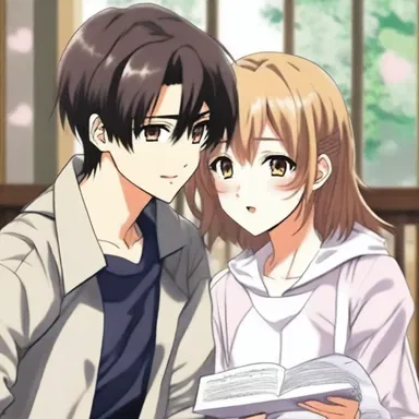 In the popular anime series, the love-struck protagonist sent a heartfelt aerogramme to his crush, confessing his feelings in a romantic and dramatic way.