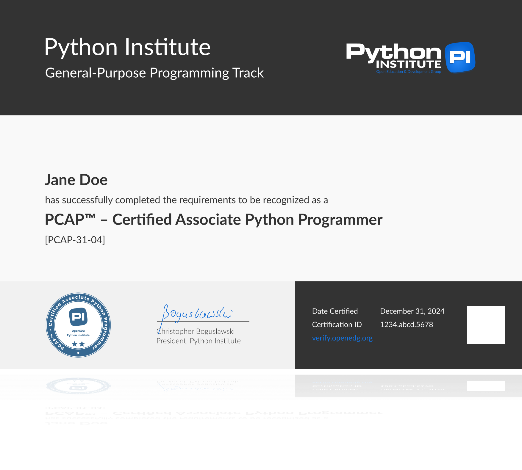 Test your Python expertise with our PCAP-31-03 suited quiz and see if you're ready to ace the certification.