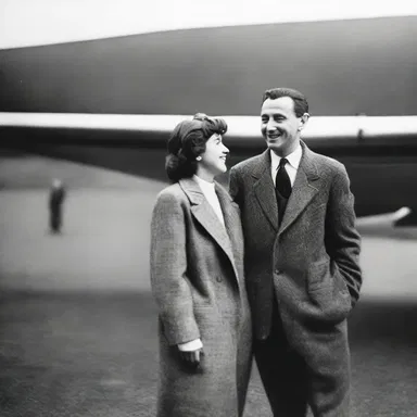 Rita and Tom were in a long-distance relationship, and they relied on aerogrammes to express their deep love and affection for each other across the miles.