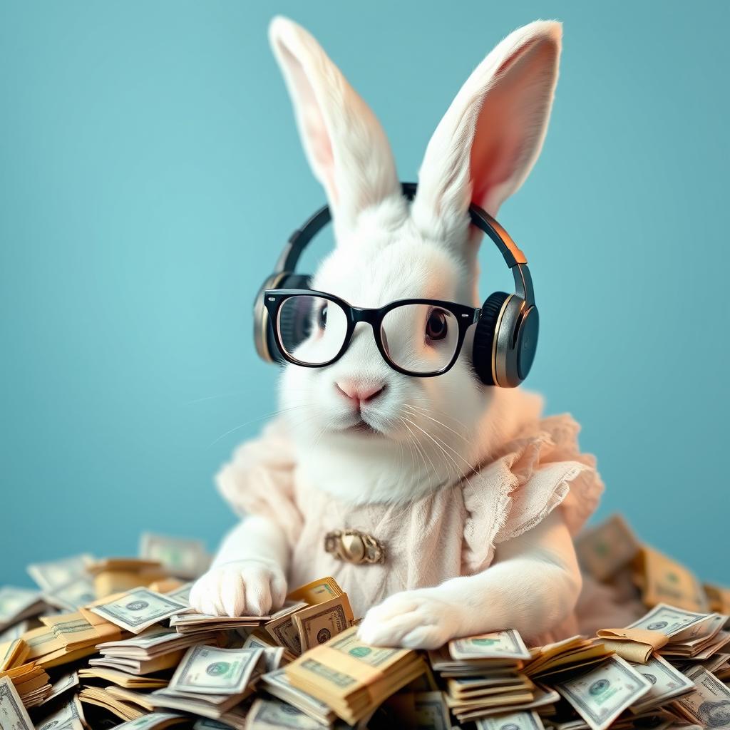 Meet the Call Center Rabbit: Ready to Assist!